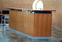 Bewirtungstheke im Verkaufsraum